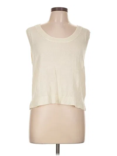 Pre-owned Max Studio Cardigan Sweater In Ivory