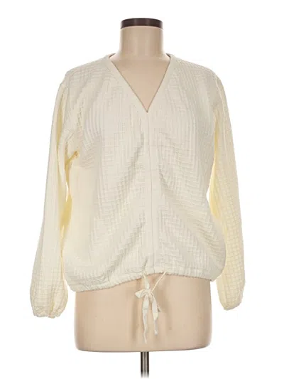 Pre-owned Max Studio Cardigan Sweater In Ivory