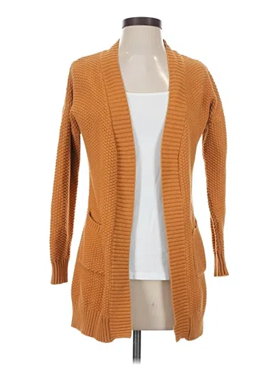 Pre-owned Max Studio Cardigan Sweater In Orange