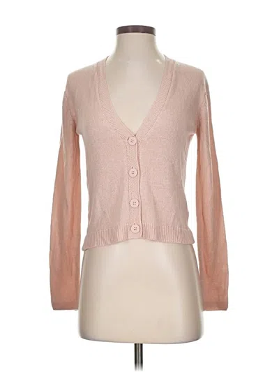 Pre-owned Max Studio Cardigan Sweater In Pink