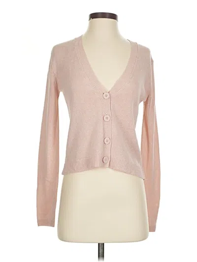 Pre-owned Max Studio Cardigan Sweater In Pink