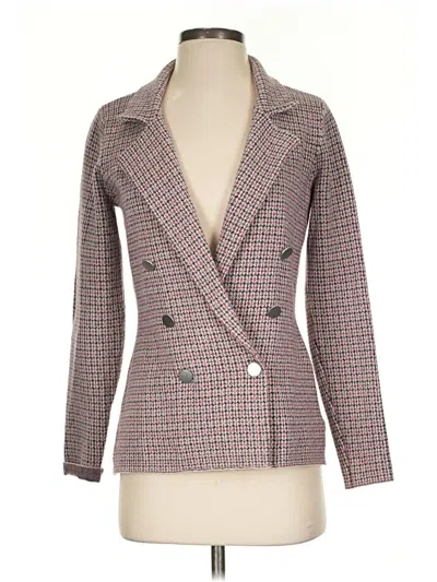 Pre-owned Max Studio Cardigan Sweater In Purple