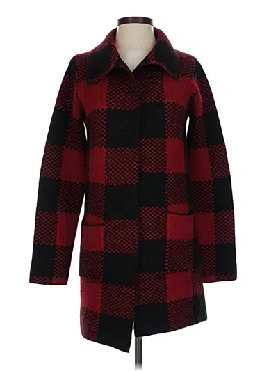 Pre-owned Max Studio Cardigan Sweater In Red