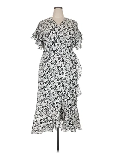 Pre-owned Max Studio Cardigan Sweater In Silver