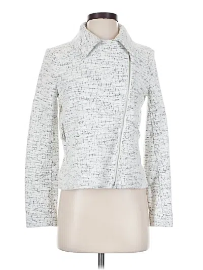 Pre-owned Max Studio Cardigan Sweater In Silver