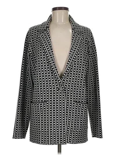 Pre-owned Max Studio Cardigan Sweater In Silver