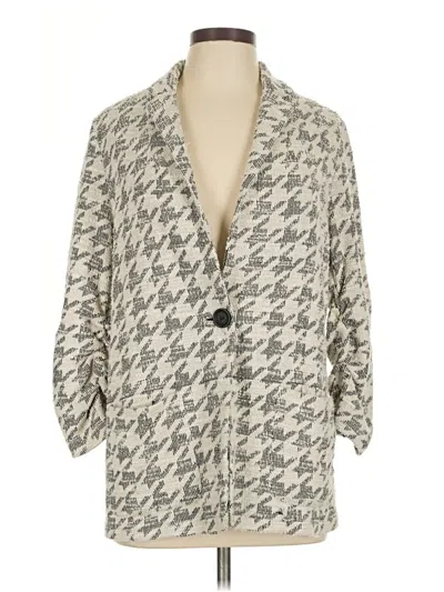 Pre-owned Max Studio Cardigan Sweater In Tan