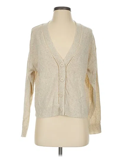 Max Studio Cardigan Sweater In Tan
