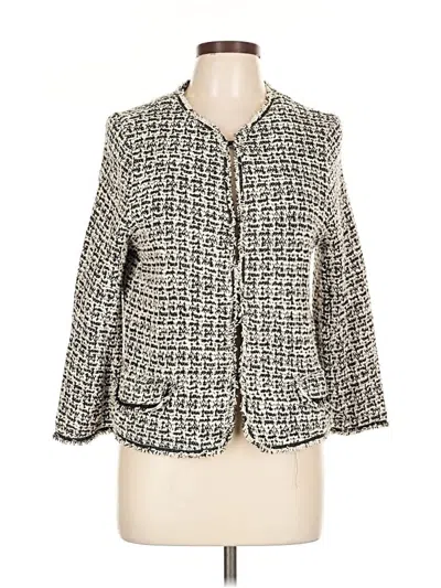 Pre-owned Max Studio Cardigan Sweater In White