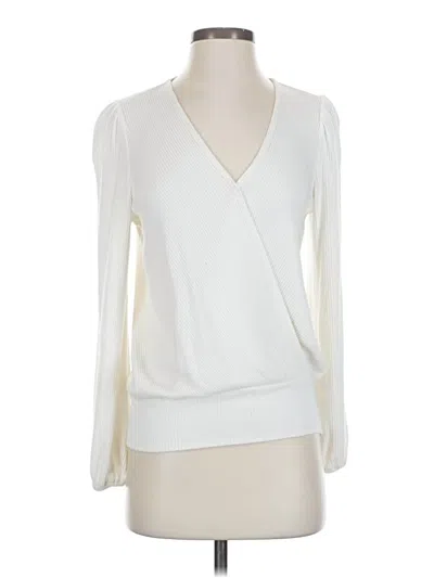 Pre-owned Max Studio Cardigan Sweater In White