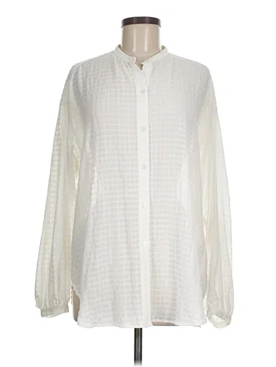 Pre-owned Max Studio Cardigan Sweater In White