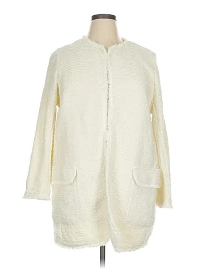 Max Studio Cardigan Sweater In White
