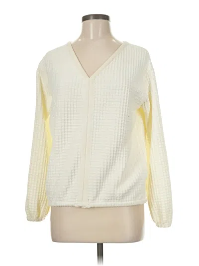 Pre-owned Max Studio Cardigan Sweater In Yellow
