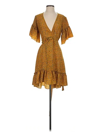 Pre-owned Max Studio Cardigan Sweater In Yellow