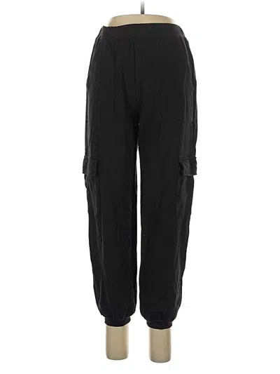 Pre-owned Max Studio Cargo Pants In Black