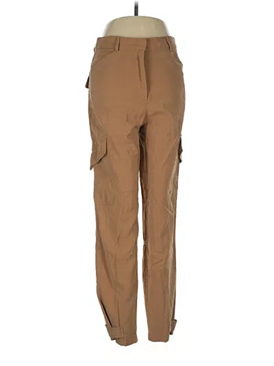 Pre-owned Max Studio Cargo Pants In Brown