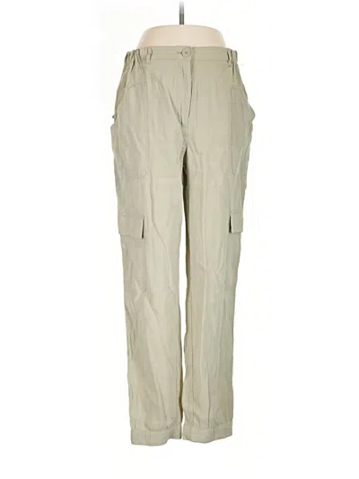 Pre-owned Max Studio Cargo Pants In Tan
