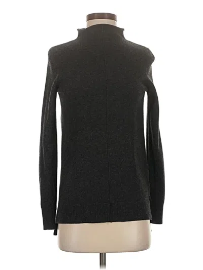 Pre-owned Max Studio Cashmere Pullover Sweater In Gray