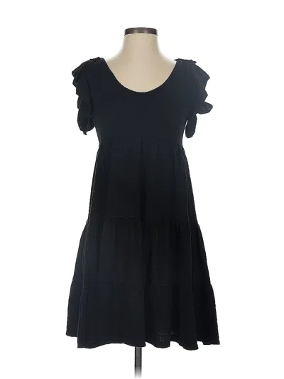 Pre-owned Max Studio Casual Dress In Black