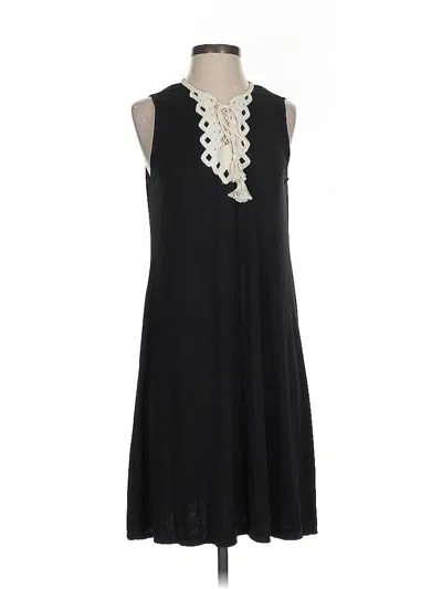 Pre-owned Max Studio Casual Dress In Black