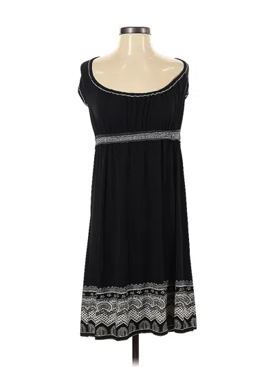 Pre-owned Max Studio Casual Dress In Black