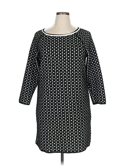 Pre-owned Max Studio Casual Dress In Black