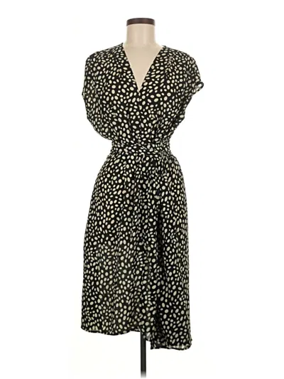 Pre-owned Max Studio Casual Dress In Black