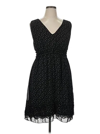 Pre-owned Max Studio Casual Dress In Black