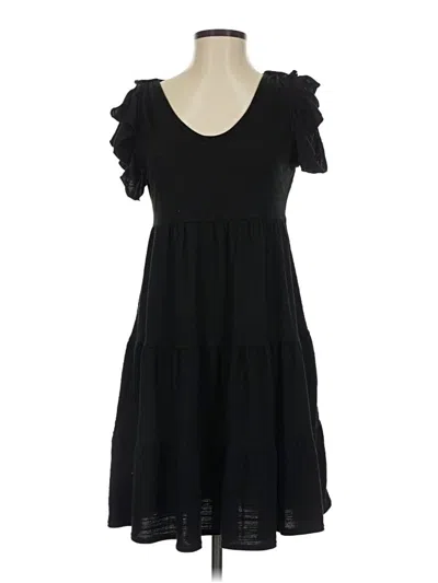 Pre-owned Max Studio Casual Dress In Black