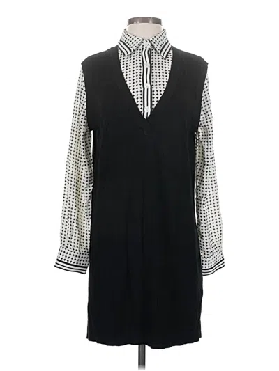 Pre-owned Max Studio Casual Dress In Black