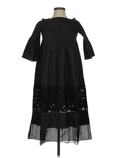 Pre-owned Max Studio Casual Dress In Black