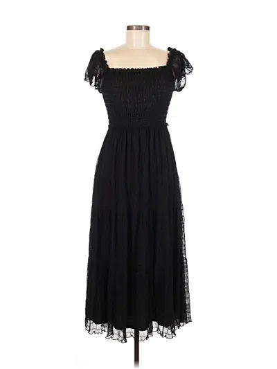 Pre-owned Max Studio Casual Dress In Black
