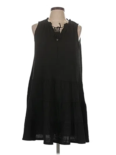 Pre-owned Max Studio Casual Dress In Black