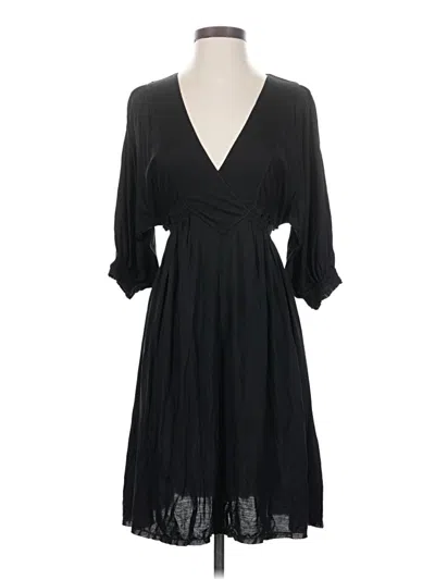 Pre-owned Max Studio Casual Dress In Black