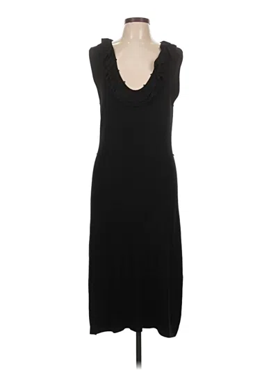 Pre-owned Max Studio Casual Dress In Black