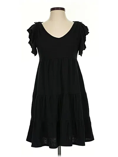 Pre-owned Max Studio Casual Dress In Black