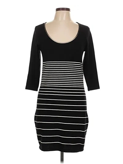 Pre-owned Max Studio Casual Dress In Black