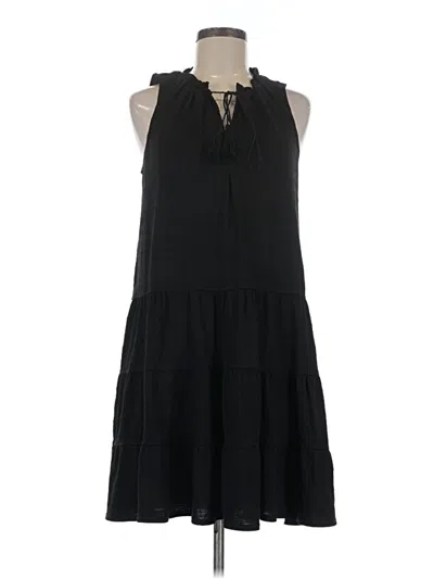 Pre-owned Max Studio Casual Dress In Black