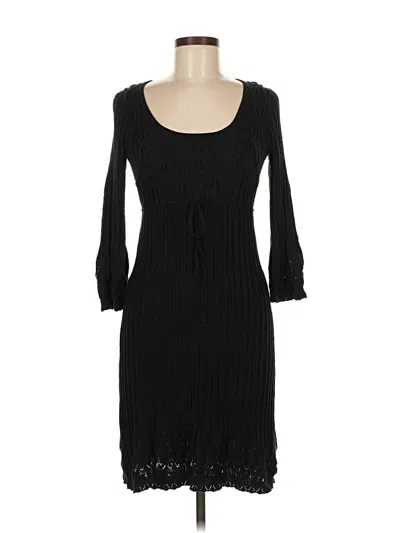 Pre-owned Max Studio Casual Dress In Black