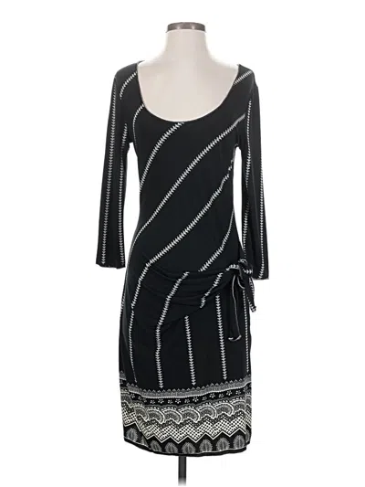 Pre-owned Max Studio Casual Dress In Black