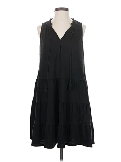 Pre-owned Max Studio Casual Dress In Black