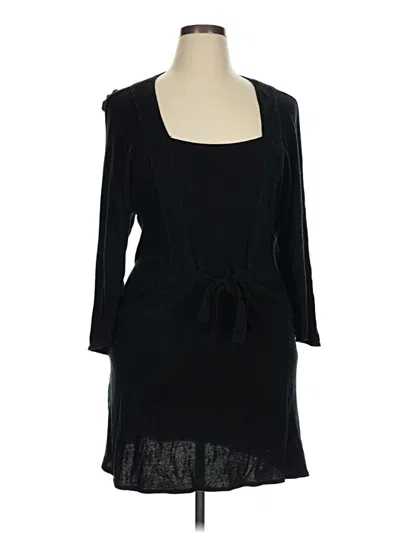 Pre-owned Max Studio Casual Dress In Black
