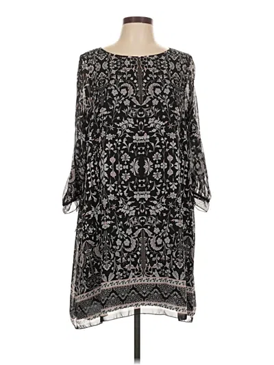 Pre-owned Max Studio Casual Dress In Black