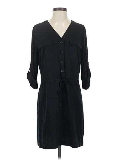 Pre-owned Max Studio Casual Dress In Black