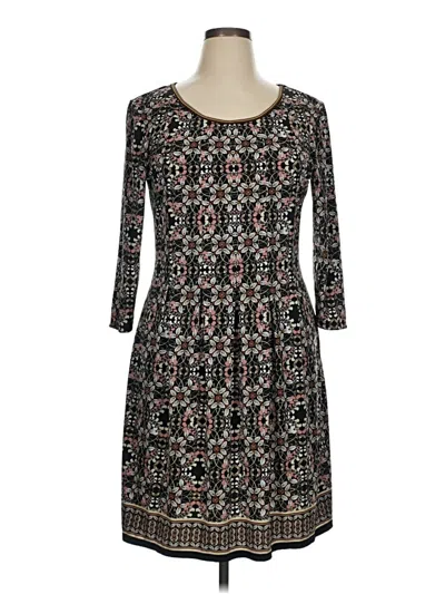 Pre-owned Max Studio Casual Dress In Black