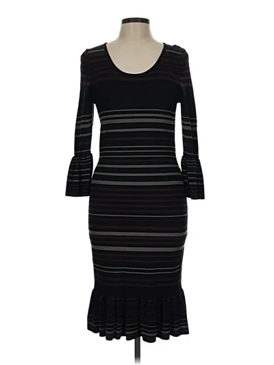 Pre-owned Max Studio Casual Dress In Black