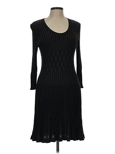 Pre-owned Max Studio Casual Dress In Black
