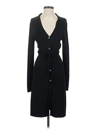 Pre-owned Max Studio Casual Dress In Black