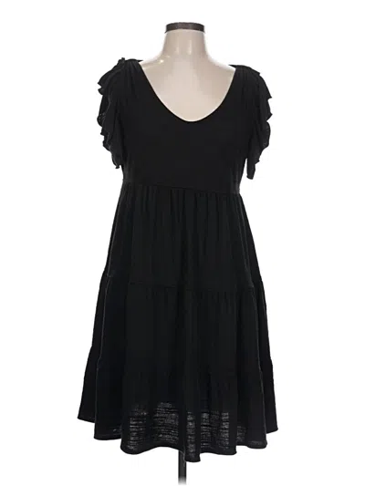Pre-owned Max Studio Casual Dress In Black
