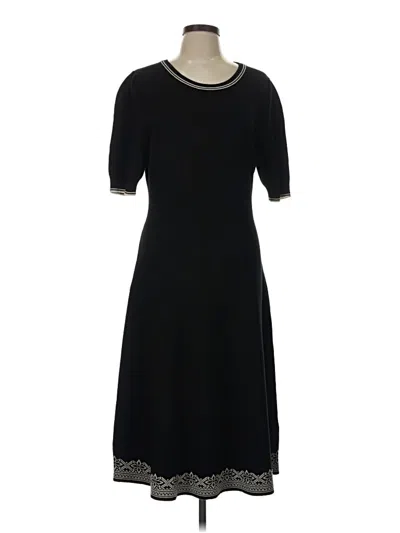 Pre-owned Max Studio Casual Dress In Black